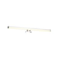 LED-Wandleuchte Lino IP44 1-Flammig Chromfarben - Chromfarben, Basics, Kunststoff (10,5/6/60cm) - Trio Leuchten