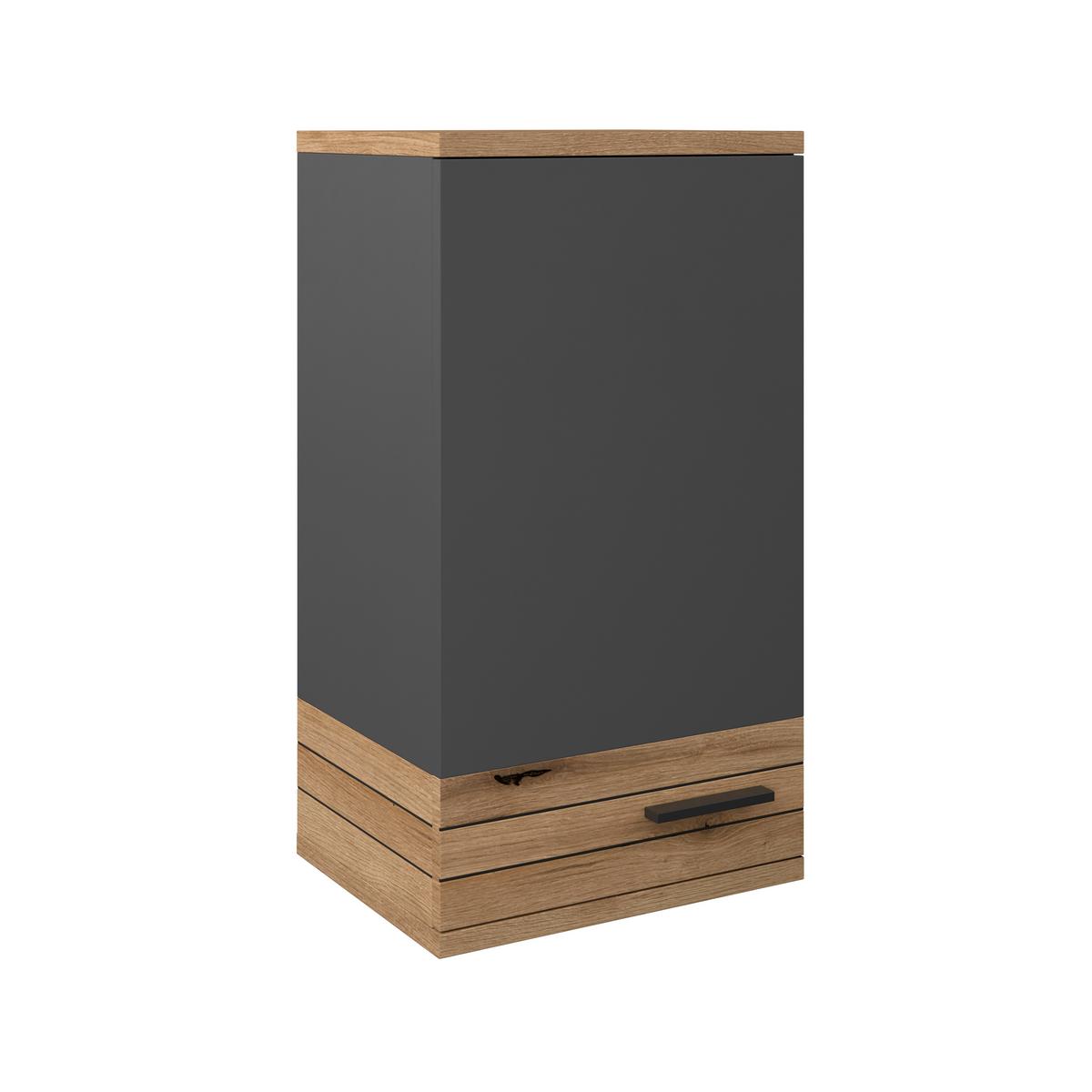 HÄNGESCHRANK COTIA COTLS 3 - Eichefarben/Anthrazit, MODERN, Holzwerkstoff (40/73/30cm) - James Wood
