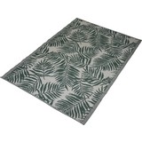 Outdoorteppich Blatt - Grün, MODERN, Kunststoff (120/180cm)