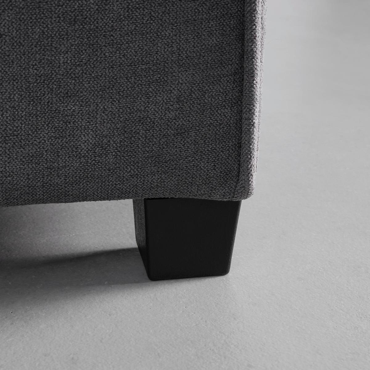 Sedací souprava VICTOIRE tmavě šedá - černá/tmavě šedá, Moderní, dřevo/textil (215/90/83cm) - Bessagi Home