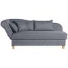 Recamiere Selma Blau Links Mit Bettkasten+schlaffunktion - Blau, Design, Textil (190/88/82cm) - Max Winzer