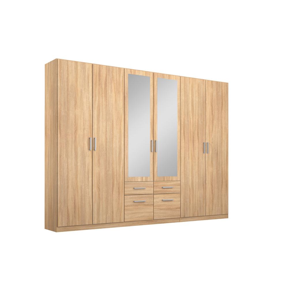DREHTÜRENSCHRANK Bingen S. Eiche D. B: 271cm