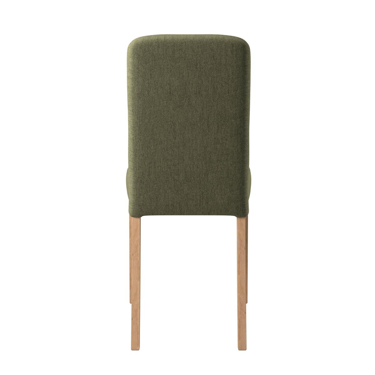 Stuhl Emma Ii - Eichefarben/Grün, KONVENTIONELL, Holz/Textil (43/91/58cm)