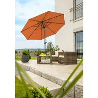 Sonnenschirm Adria Bxhxt: 300x275x300 Cm Terracotta - Anthrazit/Terracotta, Basics, Textil/Metall (300/275/300cm) - Schneider