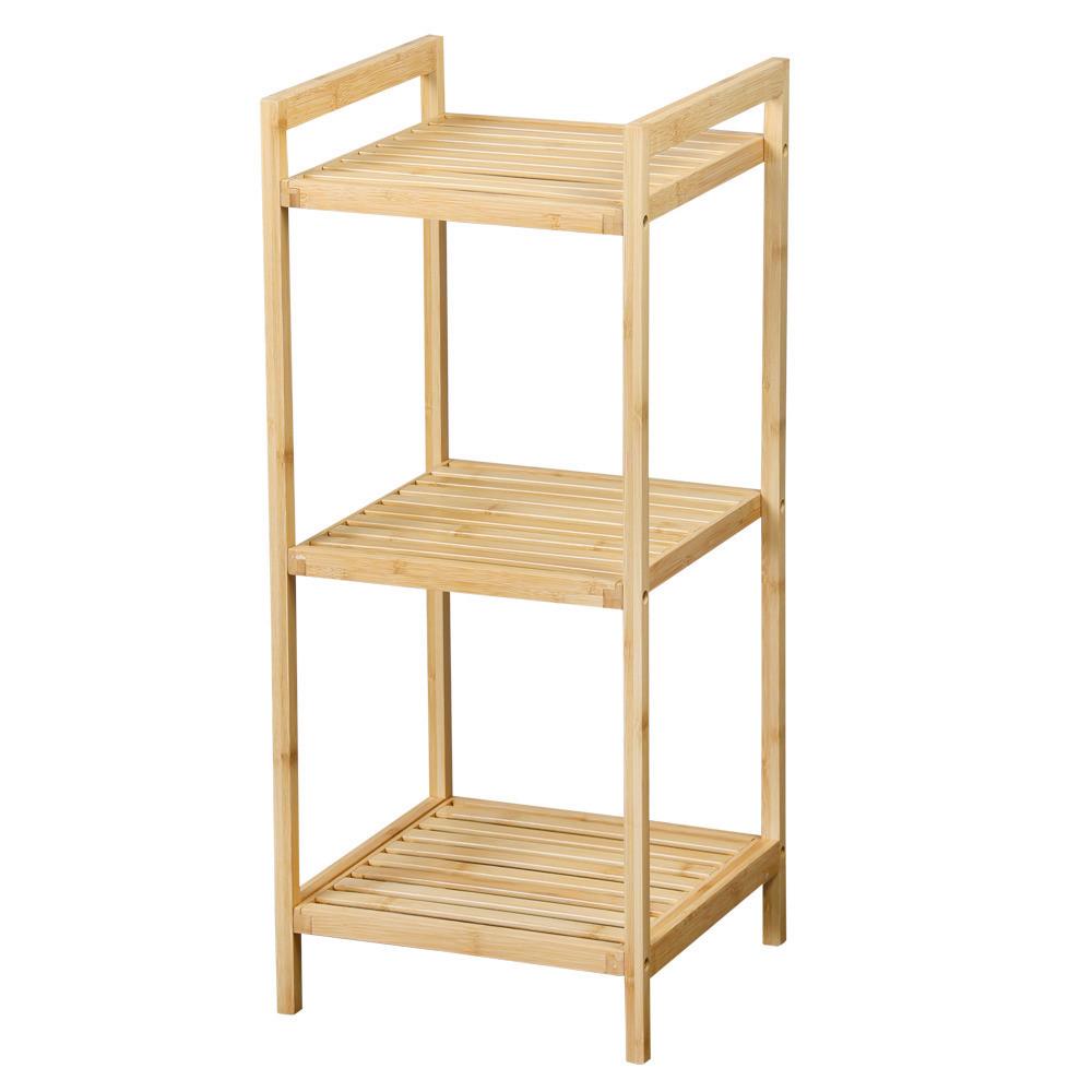 BADEZIMMERREGAL Bambus B: 30cm - Creme/Naturfarben, Basics, Naturmaterialien (30/70/30cm) - Kesper