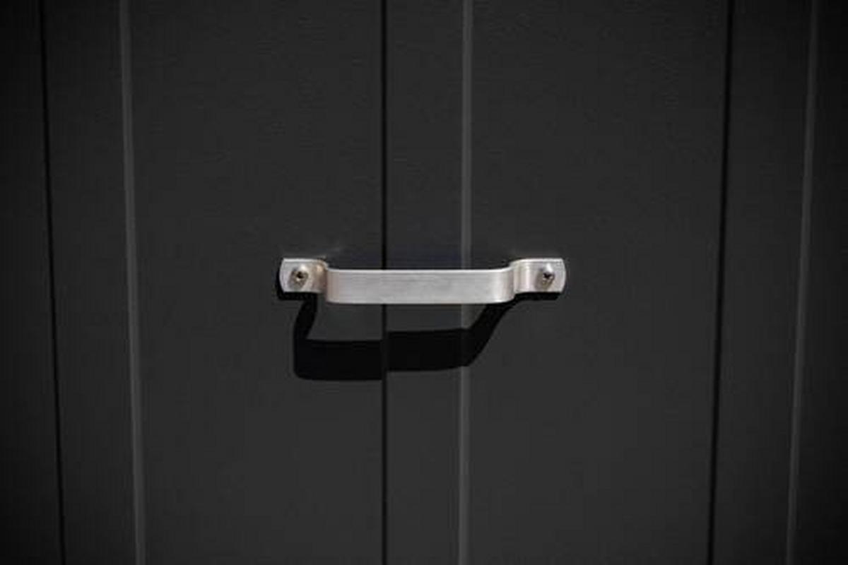 Geräteschrank Metall Sesame Anthrazit B/h: Ca. 76/139 Cm - Anthrazit, Basics, Metall (76/139/185cm)