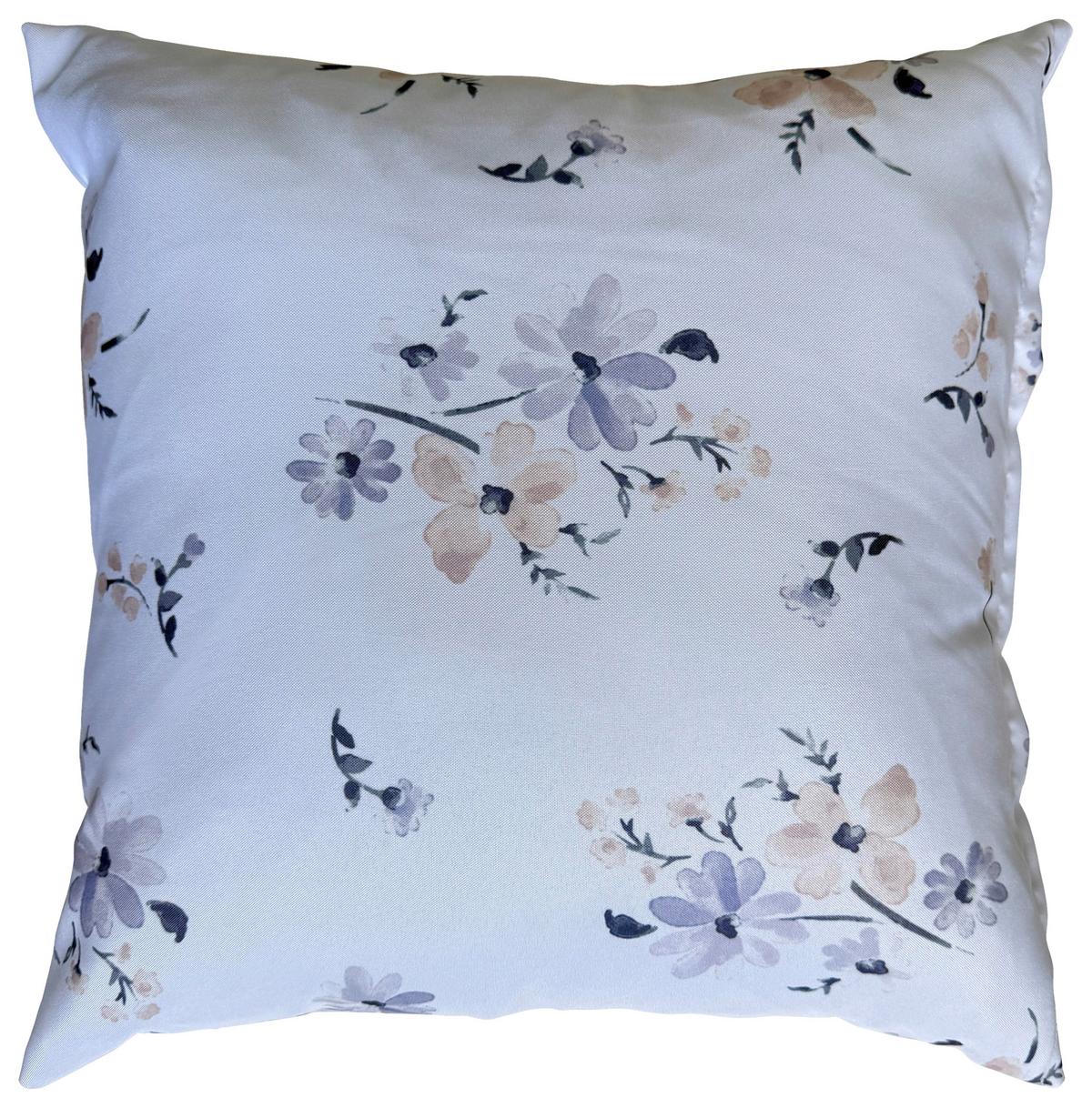 Zierkissen Amelie - Weiß, ROMANTIK / LANDHAUS, Textil (45/45cm) - James Wood