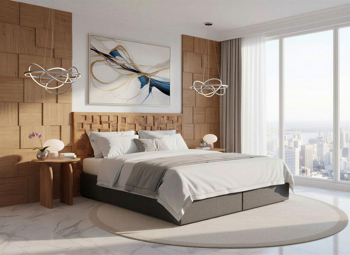 Boxspringbett Naturfarben /Dunkelgrau 180x200cm - Dunkelgrau/Schwarz, Basics, Holz/Textil (180/200cm) - Livetastic