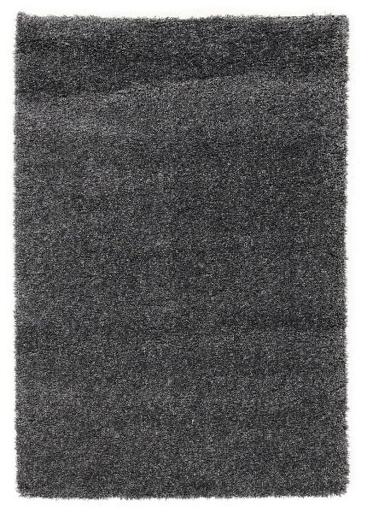 Hochflorteppich Fashion Shaggy Dunkelgrau 200x290 cm - Dunkelgrau, Basics, Textil (200/290cm) - Novel