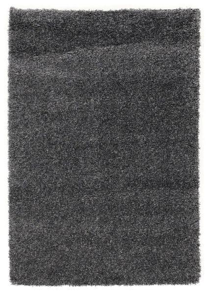 Hochflorteppich Fashion Shaggy Dunkelgrau 200x200 Cm