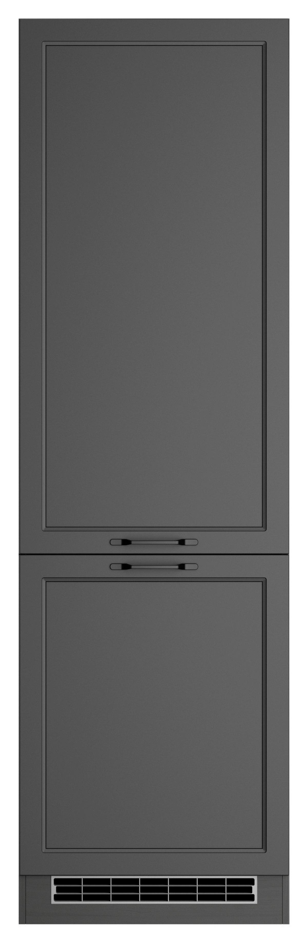 Geräteumbauschrank Meran B: 60 Cm Grau - Grau, LIFESTYLE, Holzwerkstoff (60/200/60cm) - Held