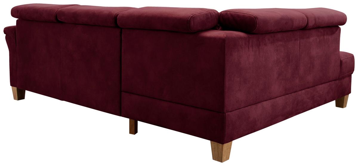 Ecksofa Arngast mit Bettkasten 245x194 cm - Eichefarben/Bordeaux, KONVENTIONELL, Textil (245/194cm) - Sit & More