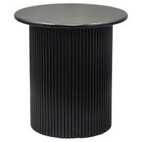 Beistelltisch Linz , Schwarz - Schwarz, Design, Holzwerkstoff (40/41/40cm) - Livetastic