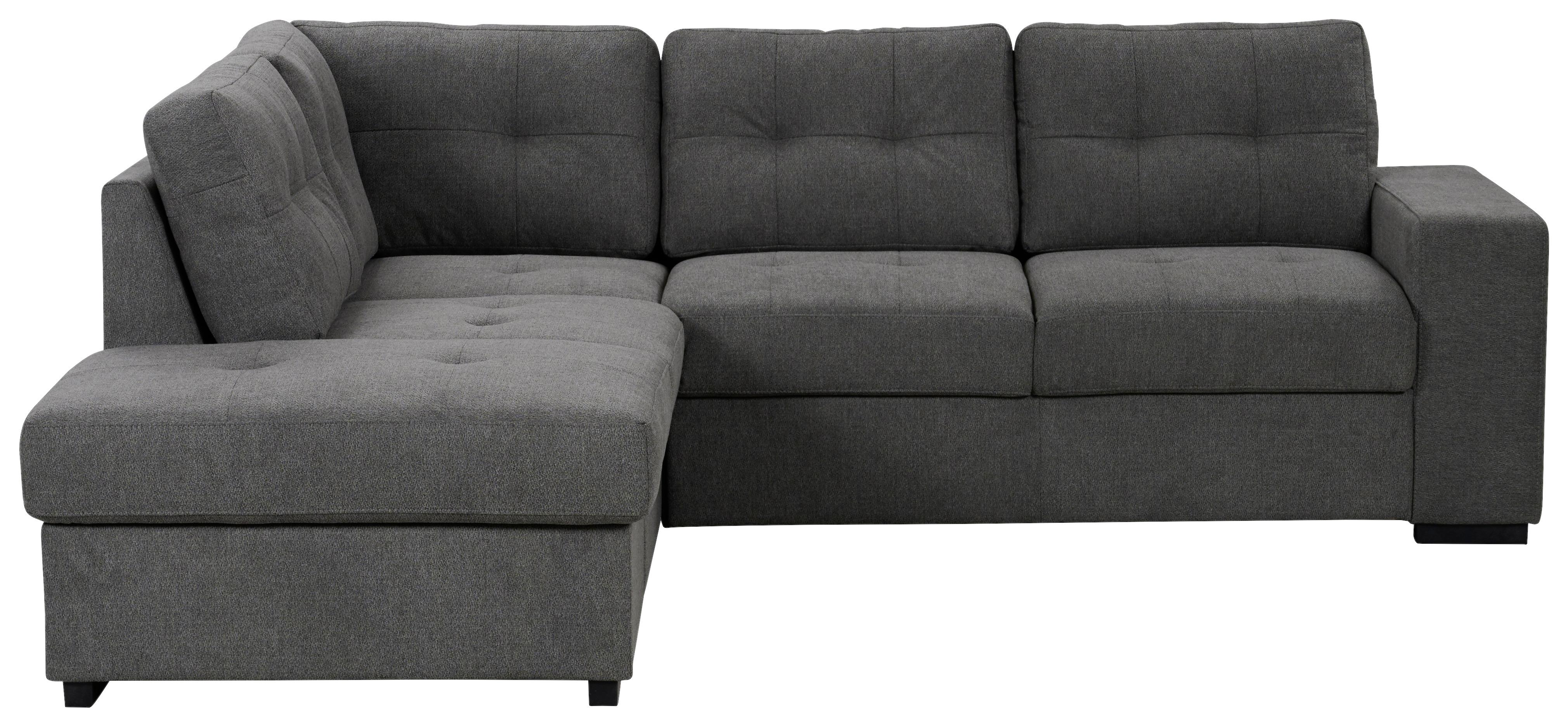 Sedacia Súprava Piano - čierna/tmavosivá, Moderný, drevo/plast (213/248cm) - Ondega