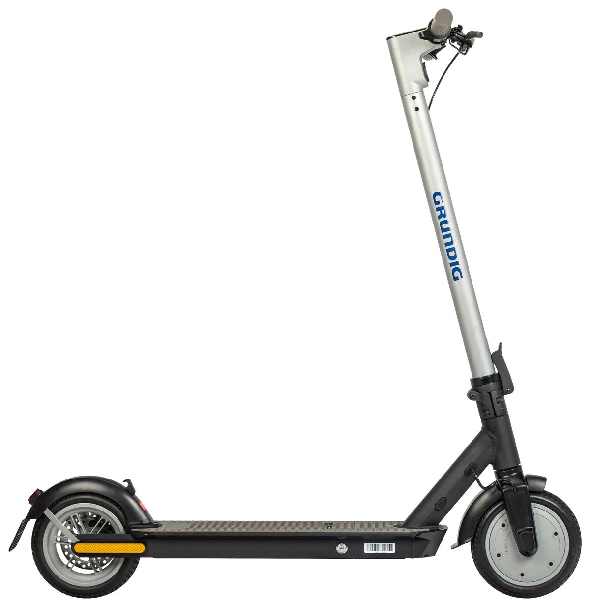 E-scooter Klappbar Inkl. Digitaler Tachoanzeige - Schwarz/Grau, Basics, Kunststoff/Metall (116/43/114,5cm) - Grundig
