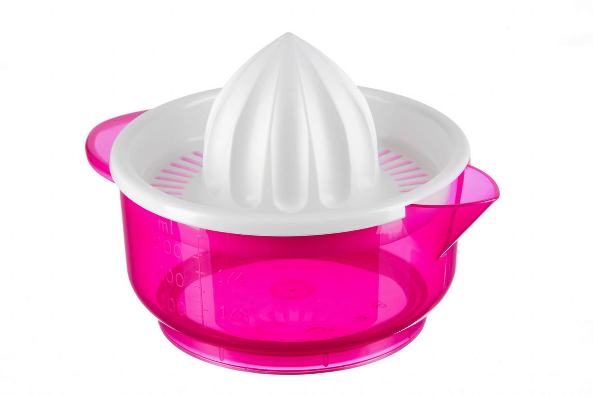 Zitronenpresse Ria B/H: ca. 12/10 cm aus Kunststoff - Blau/Pink, KONVENTIONELL, Kunststoff (11.5/10cm)