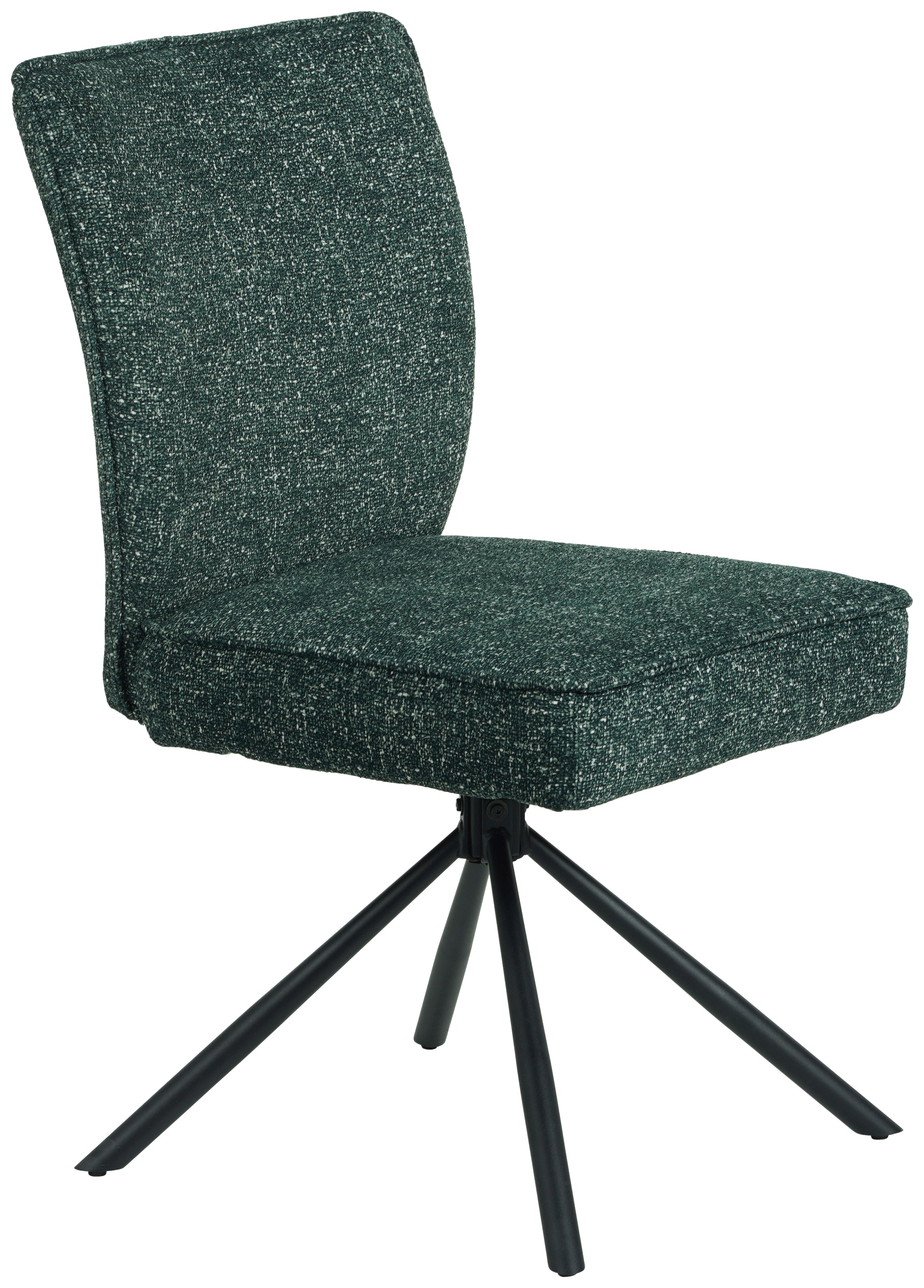 Stuhl Ellen Webstoff Grün, B: 49 Cm