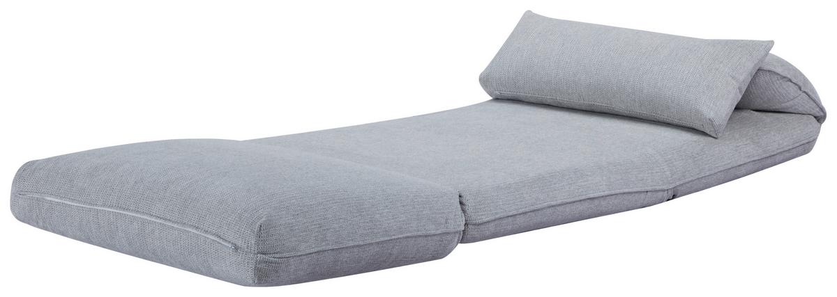 Schlafsessel Verve Hellgrau B: 78 cm - Hellgrau, Design, Textil/Metall (78/72/85cm) - Livetastic
