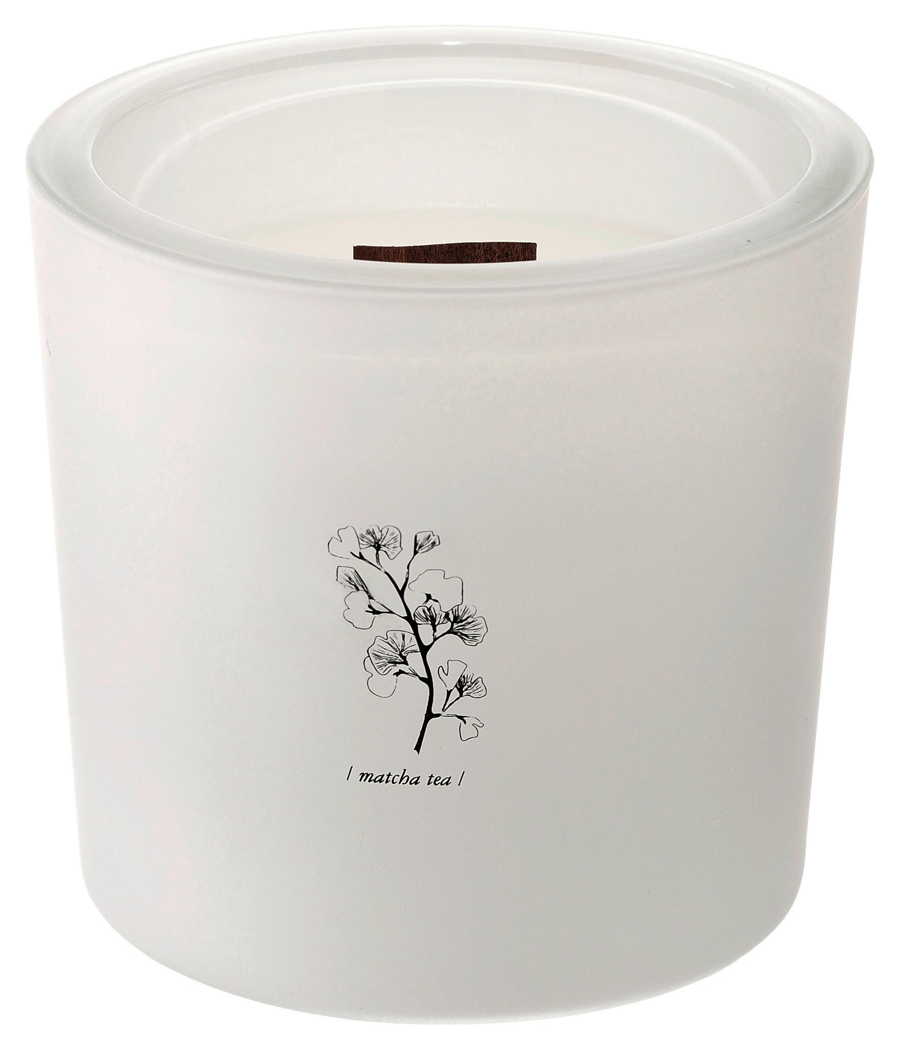 Svíčka ve skle Candle, 64 h. - bílá, parafín/sklo (12/12cm) - Mömax