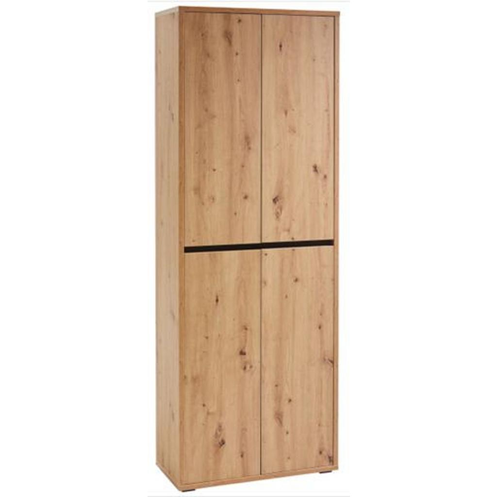 Schuhschrank DARA Anthrazit/Eiche B: 70 cm