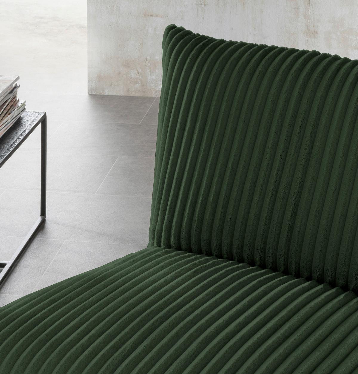 Relaxsessel Cremona Grün B: 100 Cm - Schwarz/Grün, Design, Textil (100/78/96cm) - Livetastic