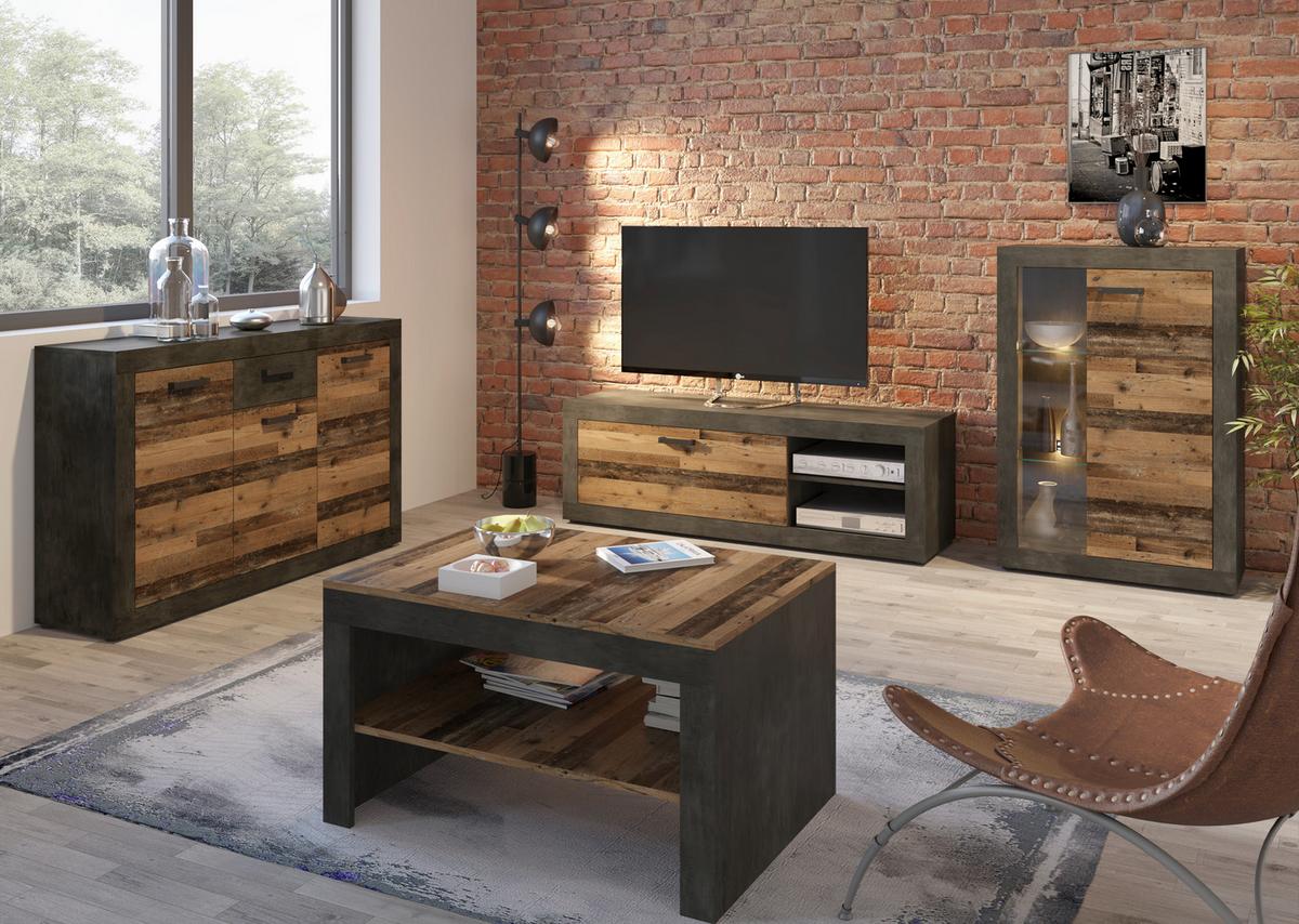 Couchtisch Kassel Fresko/eichefarben B: 90 Cm - Eichefarben, ROMANTIK / LANDHAUS, Holzwerkstoff (90/51,5/63cm) - MID.YOU