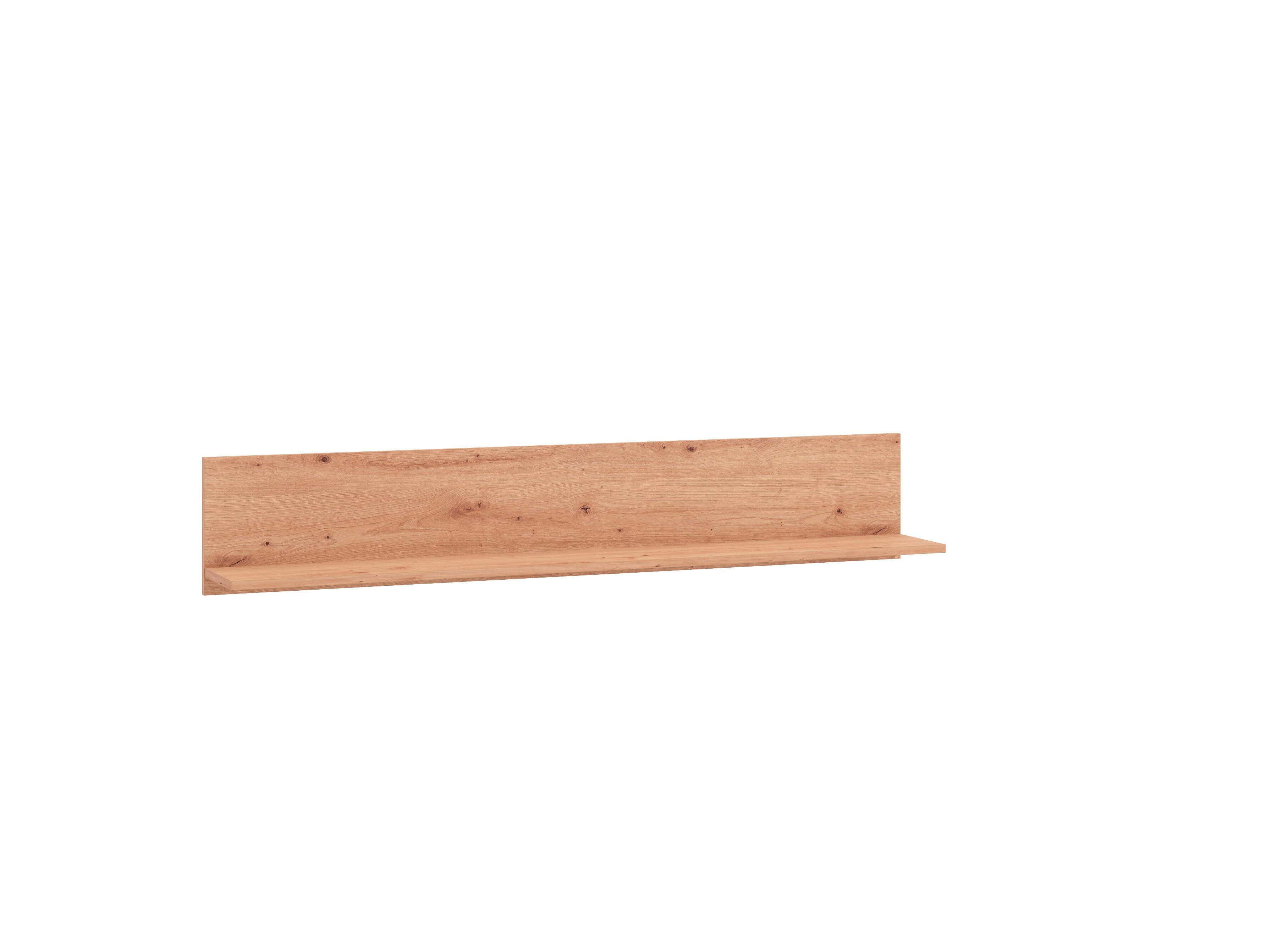 Nástěnná police Laval, š: 137,5 cm - dub artisan, Moderní, kompozitní dřevo (137/24/19cm) - Mömax
