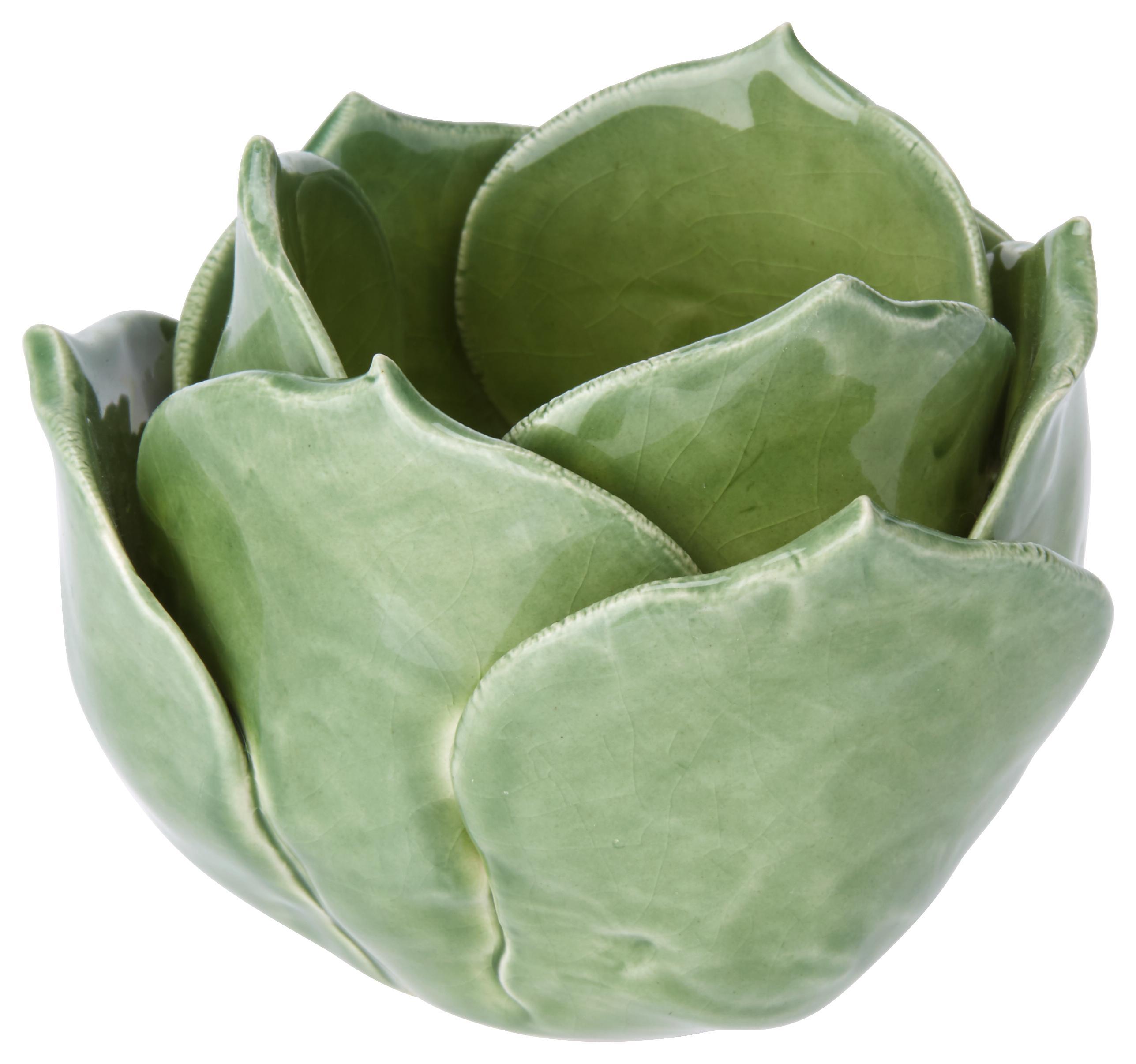 Květina Dekorační Sophia - zelená, keramika (8/7,2cm) - Mömax modern living