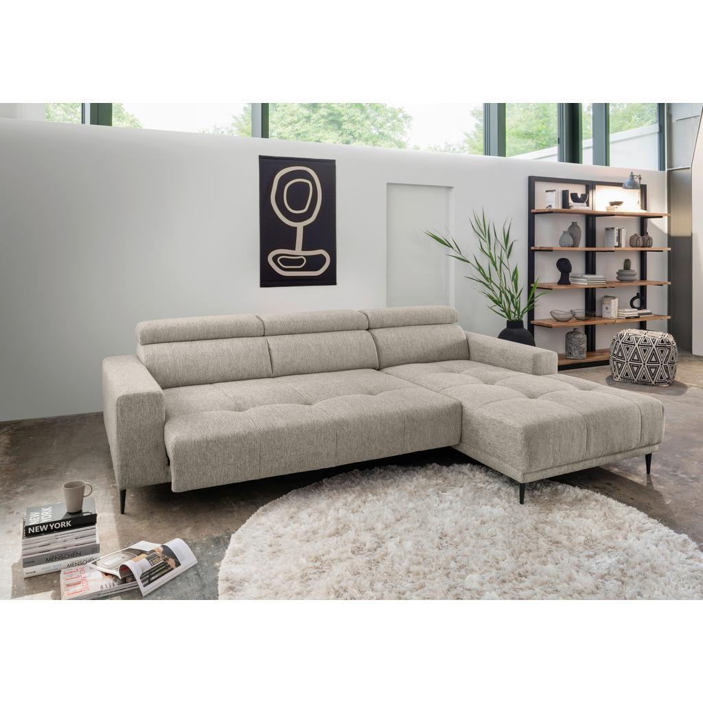 ECKSOFA Intera, Beige S: 276x188 cm