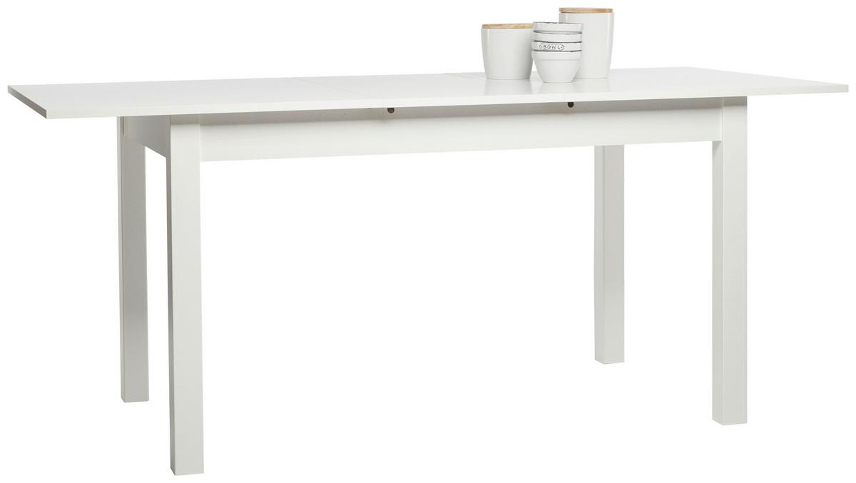 Kihúzható Asztal Coburg 140/80 Cm - fehér, Design, faalapú anyag (140/80/76,5cm) - MID.YOU