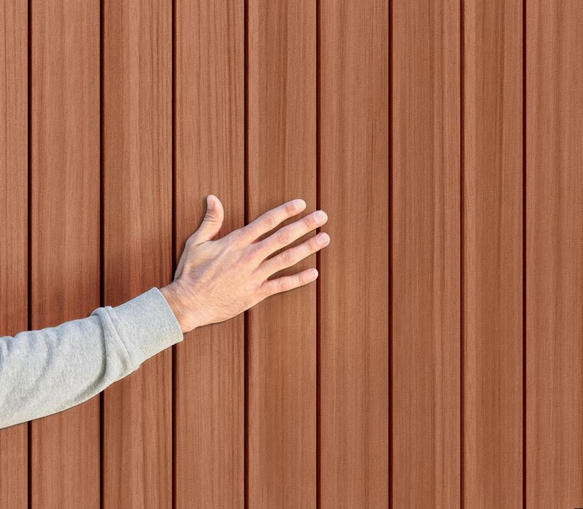 ZAHRADNÍ DOMEK DARWIN 4X6 - hnědá, Moderní, plast (125,8/205/184,5cm)