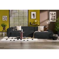 Ecksofa Hannah Schwarz 343x170 Cm - Schwarz, Design, Textil (343/170cm) - MID.YOU