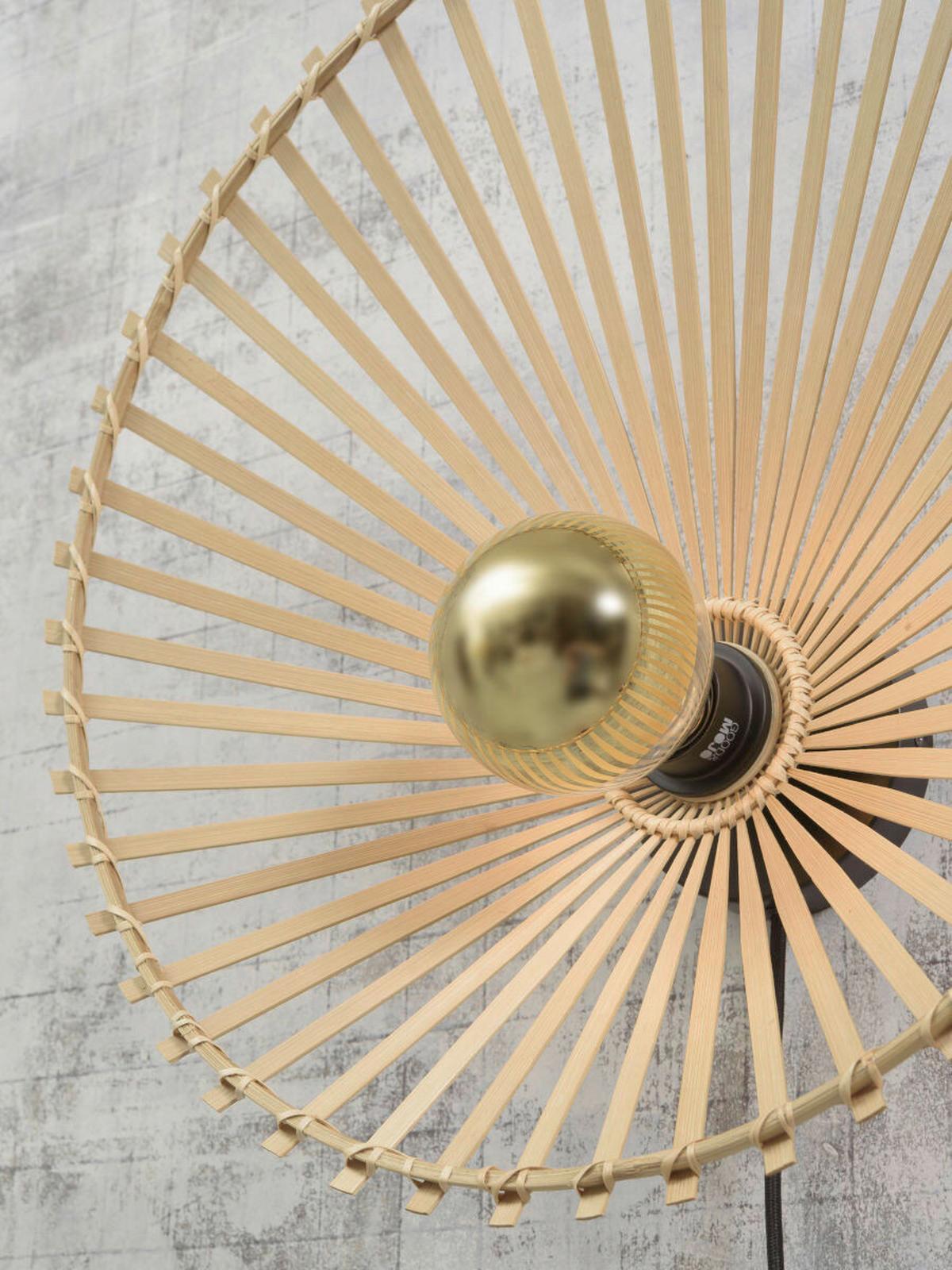 Wandleuchte Bromo/w60/n - Naturfarben, Trend (17/60cm) - Good & Mojo