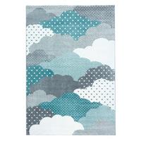 Dětský koberec OBLAKA, 140x200 - modrá, Trend, textil (140/200cm) - Ben'n'jen