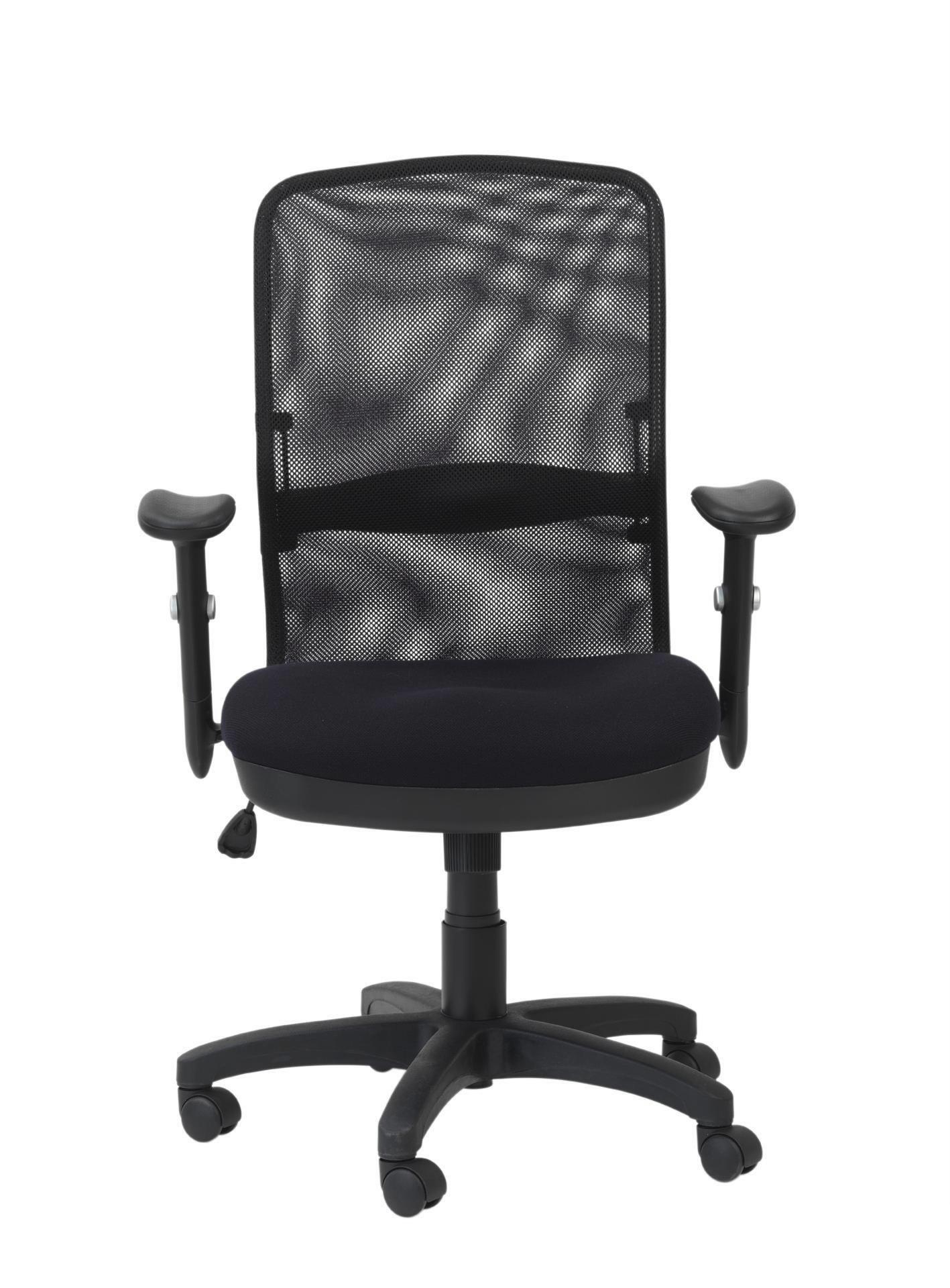 Drehstuhl Dakota Schwarz B: 67 cm - Schwarz, Design, Kunststoff/Textil (67/107/50cm) - MID.YOU