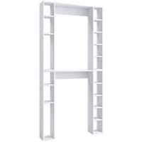 Waschmaschinenschrank Tinoli XL - Weiß, MODERN, Holzwerkstoff (98/199,5/18cm) - MID.YOU