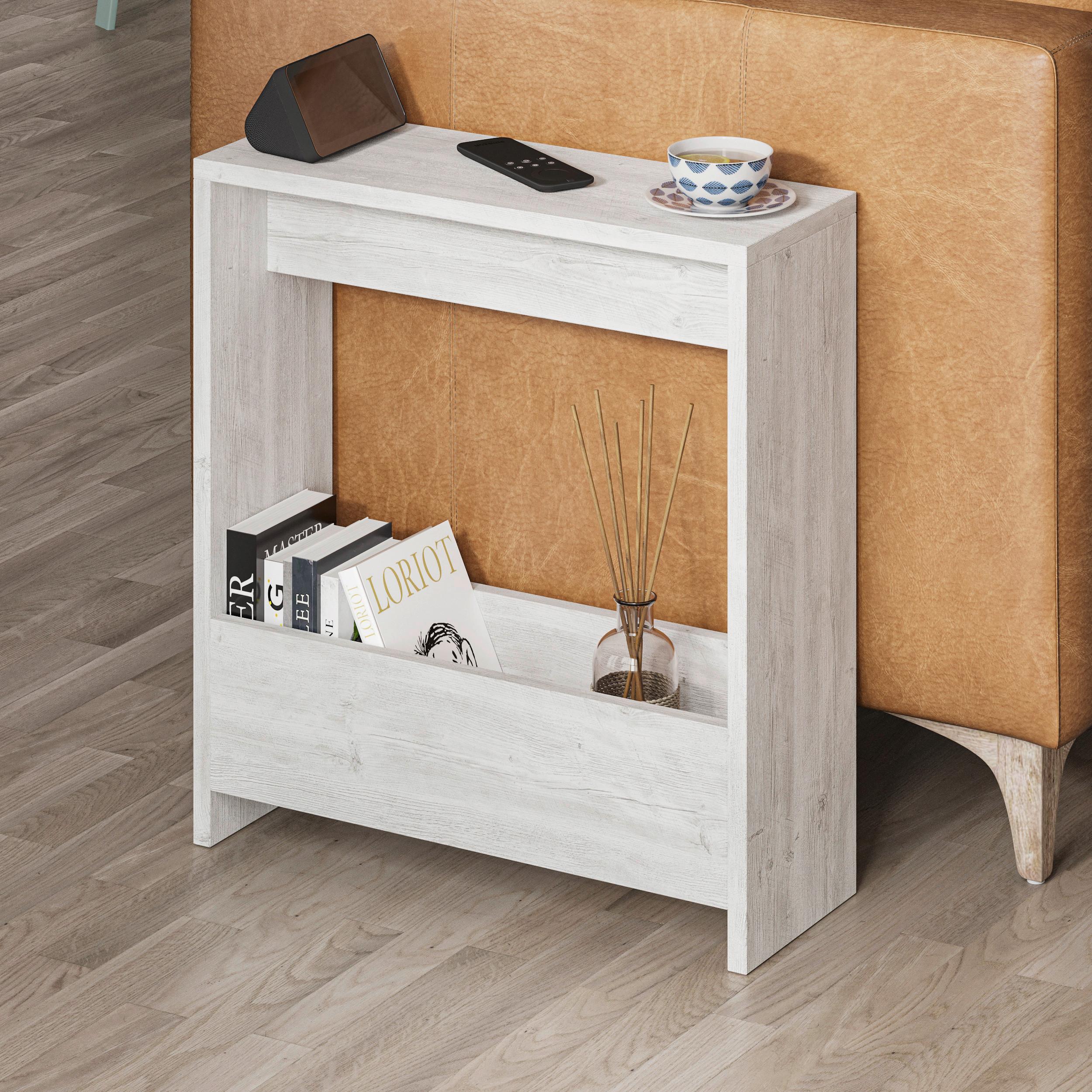 Beistelltisch Simpi Beistelltisch - Grau, Design, Holzwerkstoff (55/20/60cm) - Livetastic