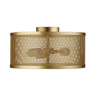 Deckenleuchte 2843-3go - Goldfarben, Design, Metall (45/45/21cm)