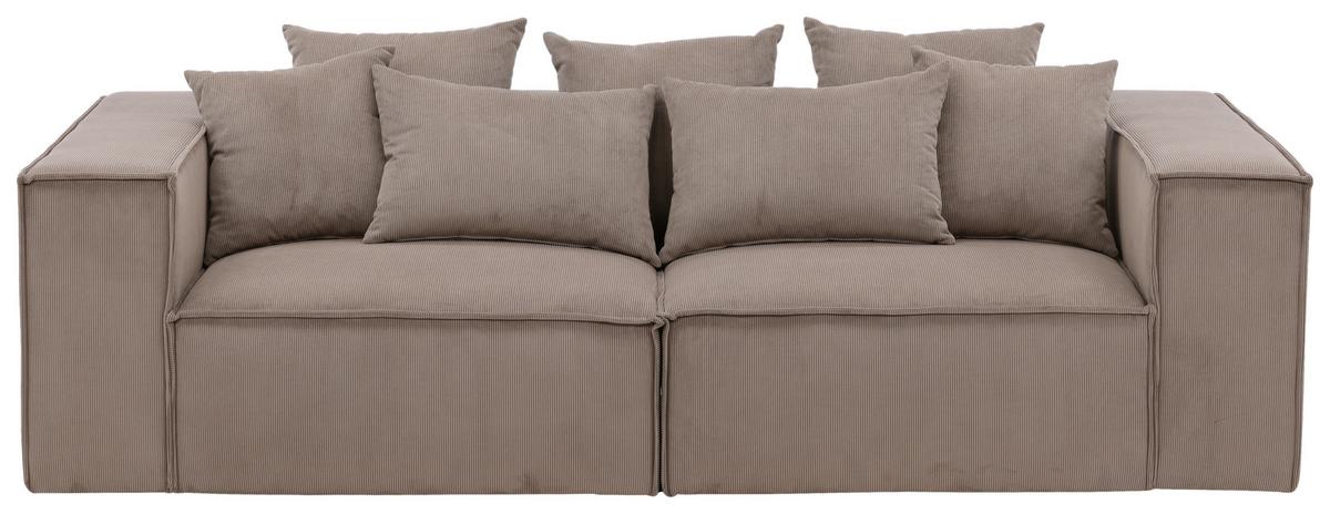 2-Sitzer-Sofa Gillholmen - Braun, Design, Holz/Kunststoff (232/80/116cm) - Livetastic