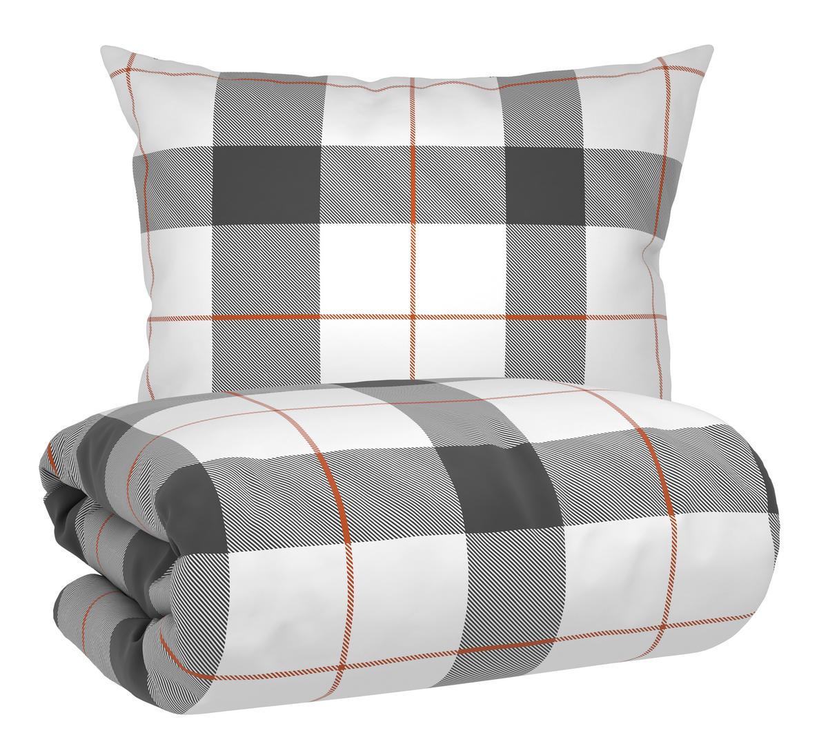 POSTEĽNÁ BIELIZEŇ KAROLIN - čierna/biela, Konventionell, textil (140/200cm) - Mömax