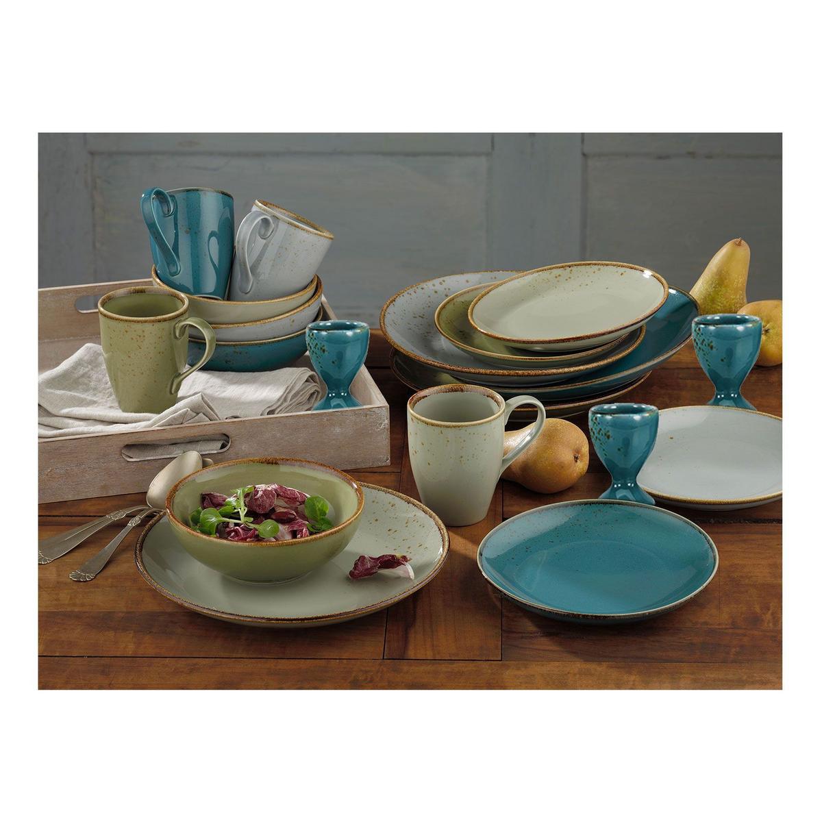 Eierbecherset 33024 Nature Collection - Türkis, Trend, Keramik (5,5cm) - Creatable