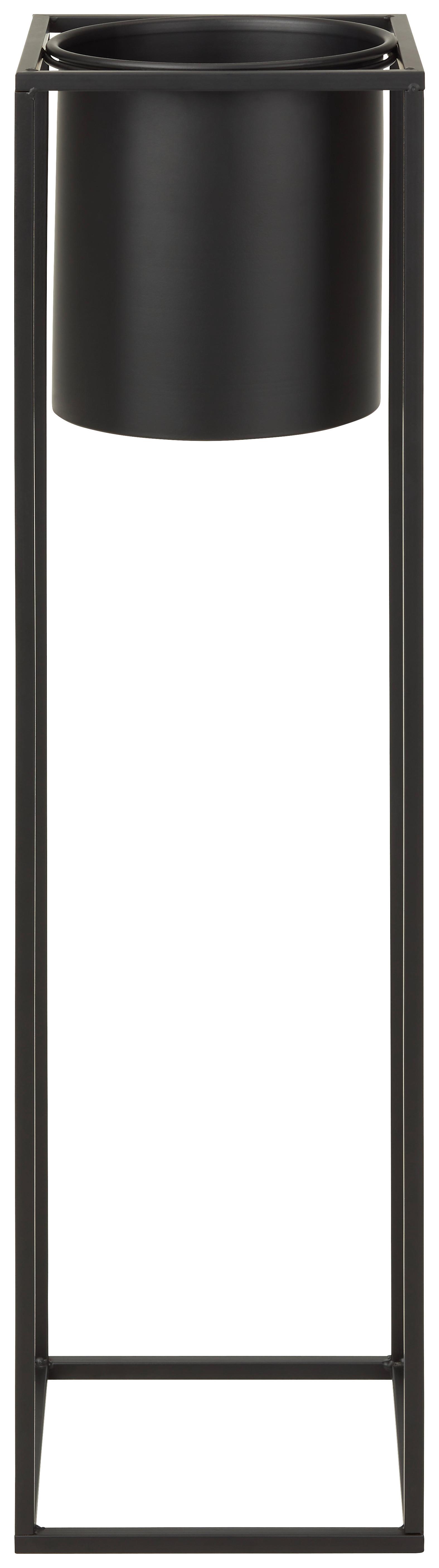 OBAL NA KVETINÁČ KIARA -AKT- -TOP- - čierna, Lifestyle, kov (21/80,5cm) - Mömax