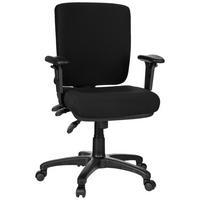 Bürostuhl Zenit Base Schwarz Bis 120 Kg - Schwarz, Basics, Kunststoff/Textil (56/114/45cm) - MID.YOU