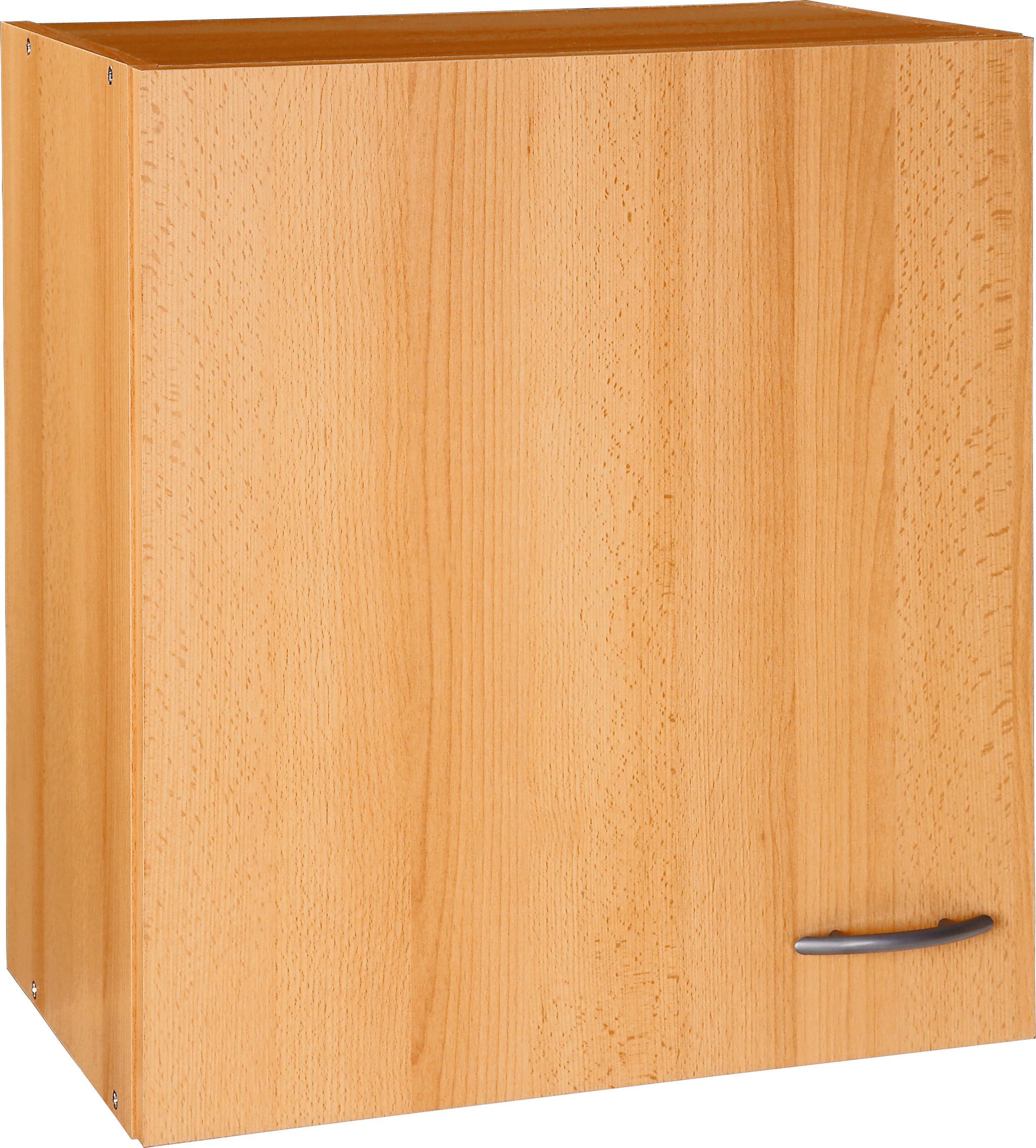 Horná Kuchynská Skrinka Nano H 50 - sivá/farby buku, Moderný, kompozitné drevo/plast (50/54/32cm) - MID.YOU