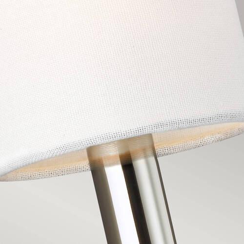 Wandleuchte Fe-Brianna1-Pn - Nickelfarben, KONVENTIONELL, Metall (10.2/35.9/14.3cm) - Elstead Lighting