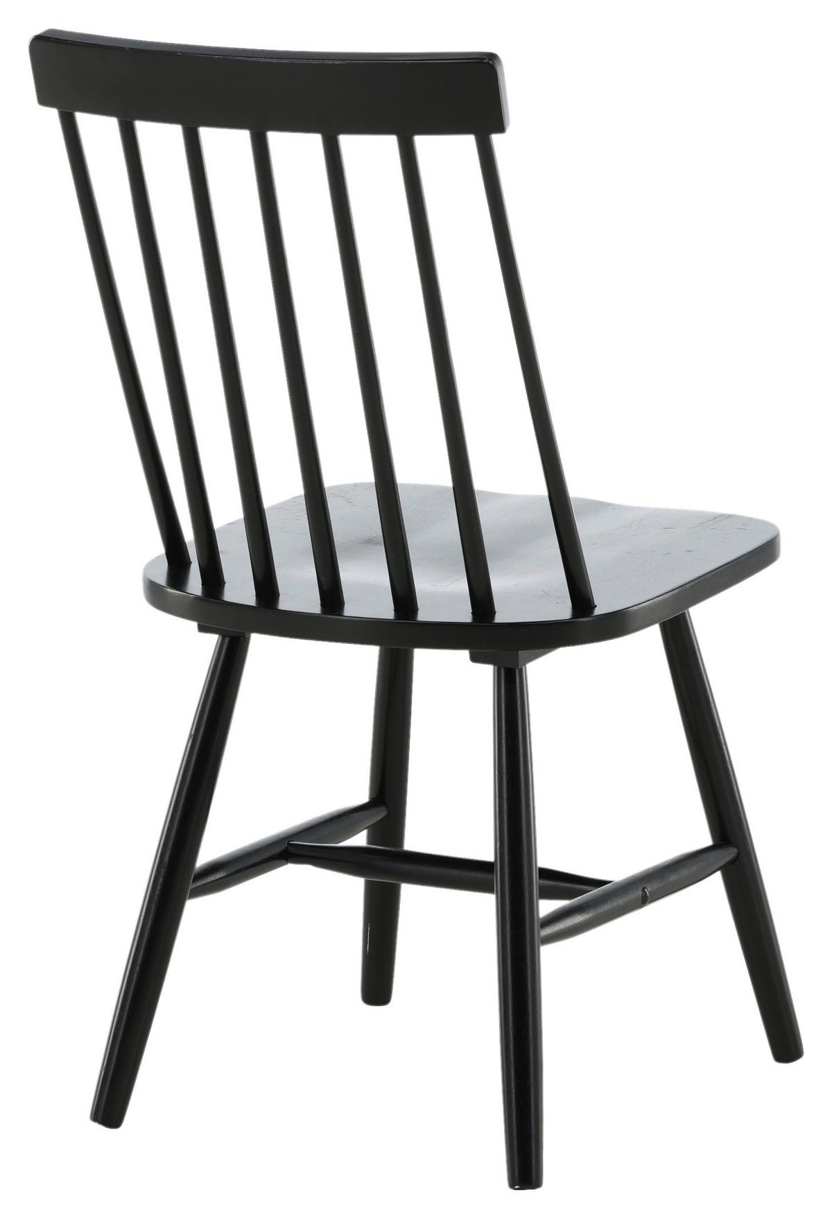 Stuhl-set Lönneberga - Schwarz, Design, Holz (43/87/55cm) - Livetastic