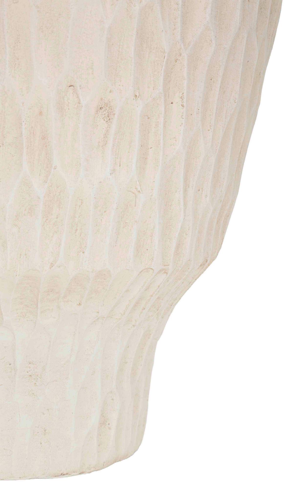 Vase Shade Pot Creme B: 29,5 cm - Creme, Basics, Metall (29,5/57/29,5cm)