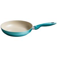 PFANNE CERA COLOR - Türkis/Creme, KONVENTIONELL, Metall (45,30/26,80/6,5cm) - Kelomat