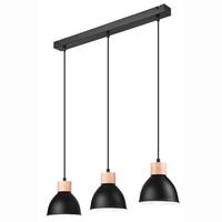 Hängeleuchte 42138 Nico Black - Schwarz Hochglanz, Basics, Metall (70/8/80cm)