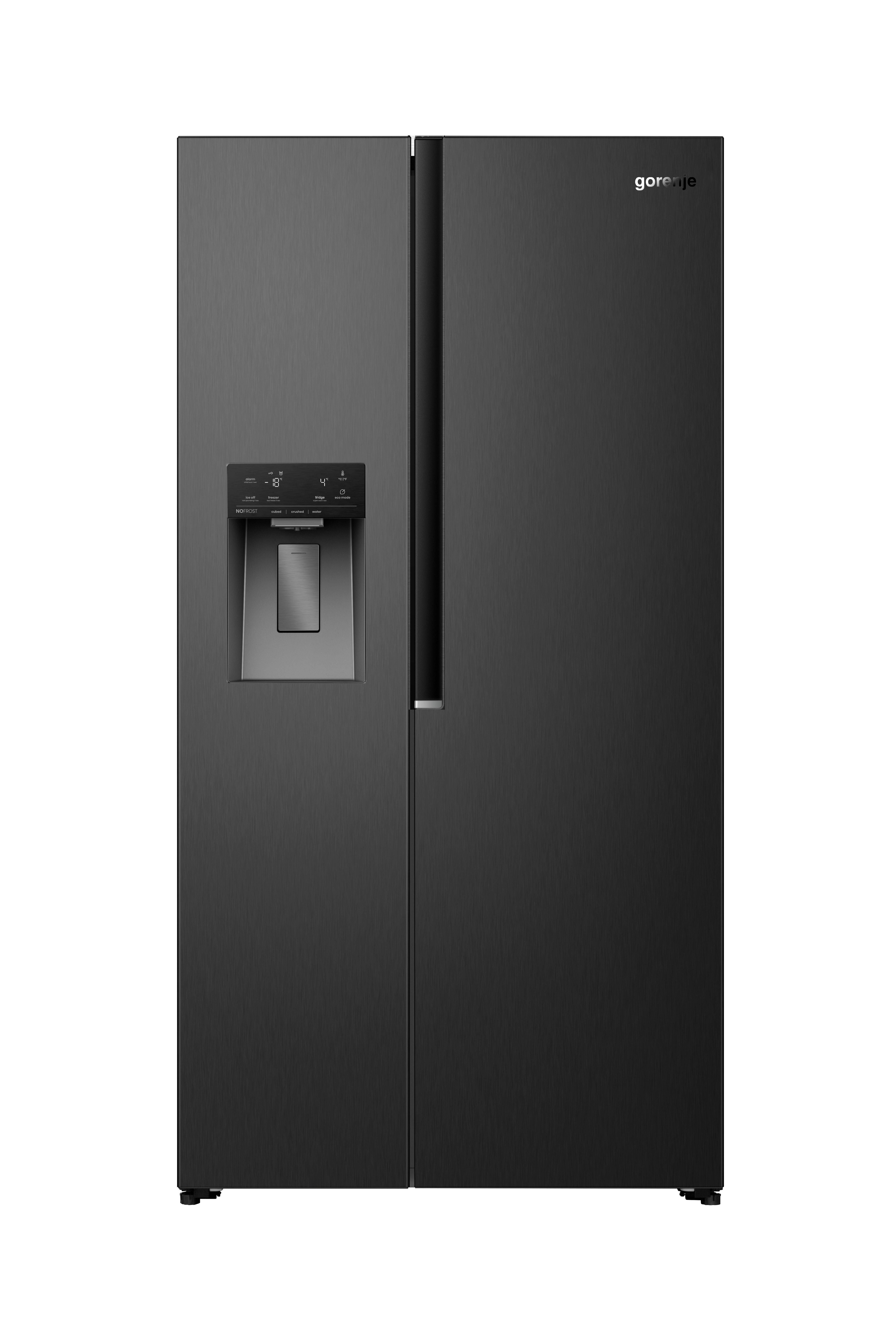Side-by-Side NRS9E6BX gesamt Volumen ca. 528 L - Schwarz, Basics, Metall (91,1/178,6/61,5cm)